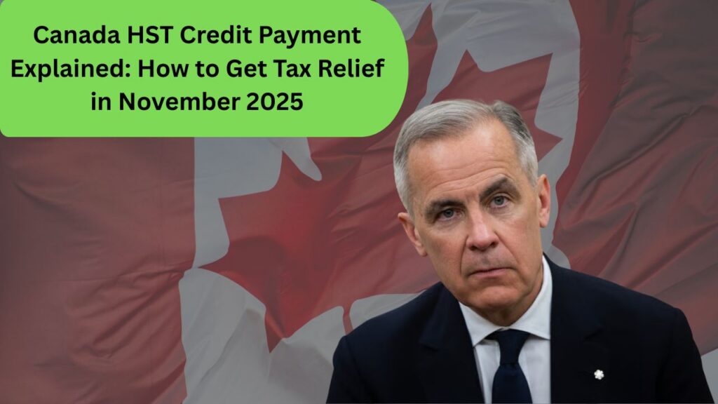 Canada HST Credit Payment