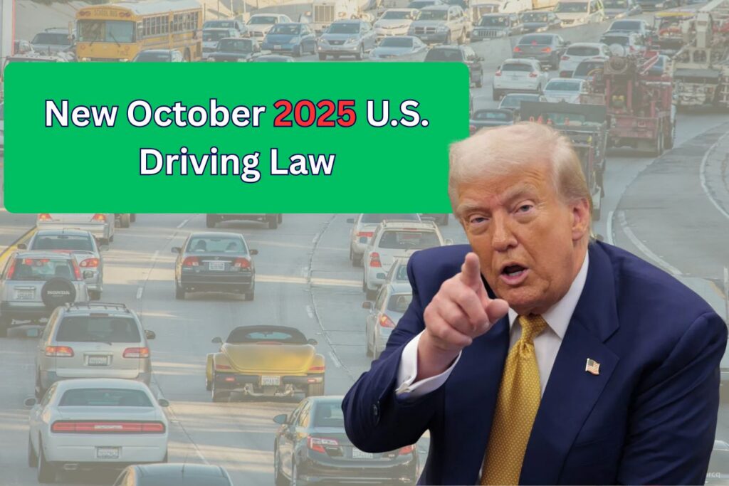New October 2025 U.S. Driving Law