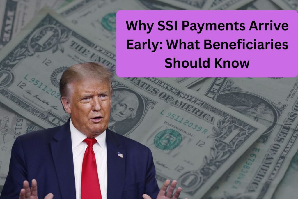 SSI Payments Arrive Early